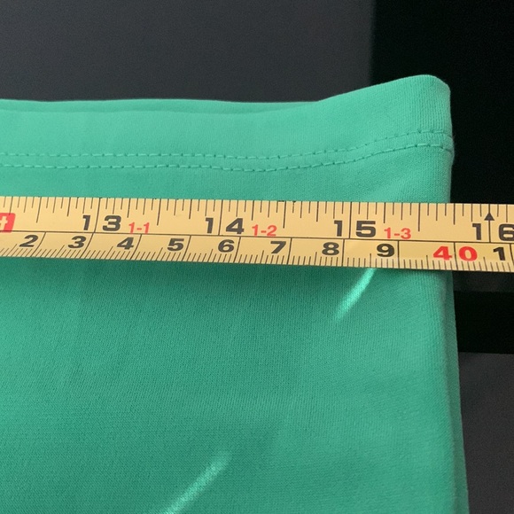 Slinky Brand Summer Green Flowy capris women 1X STRETCHY Classic Wider Leg - Picture 8 of 9